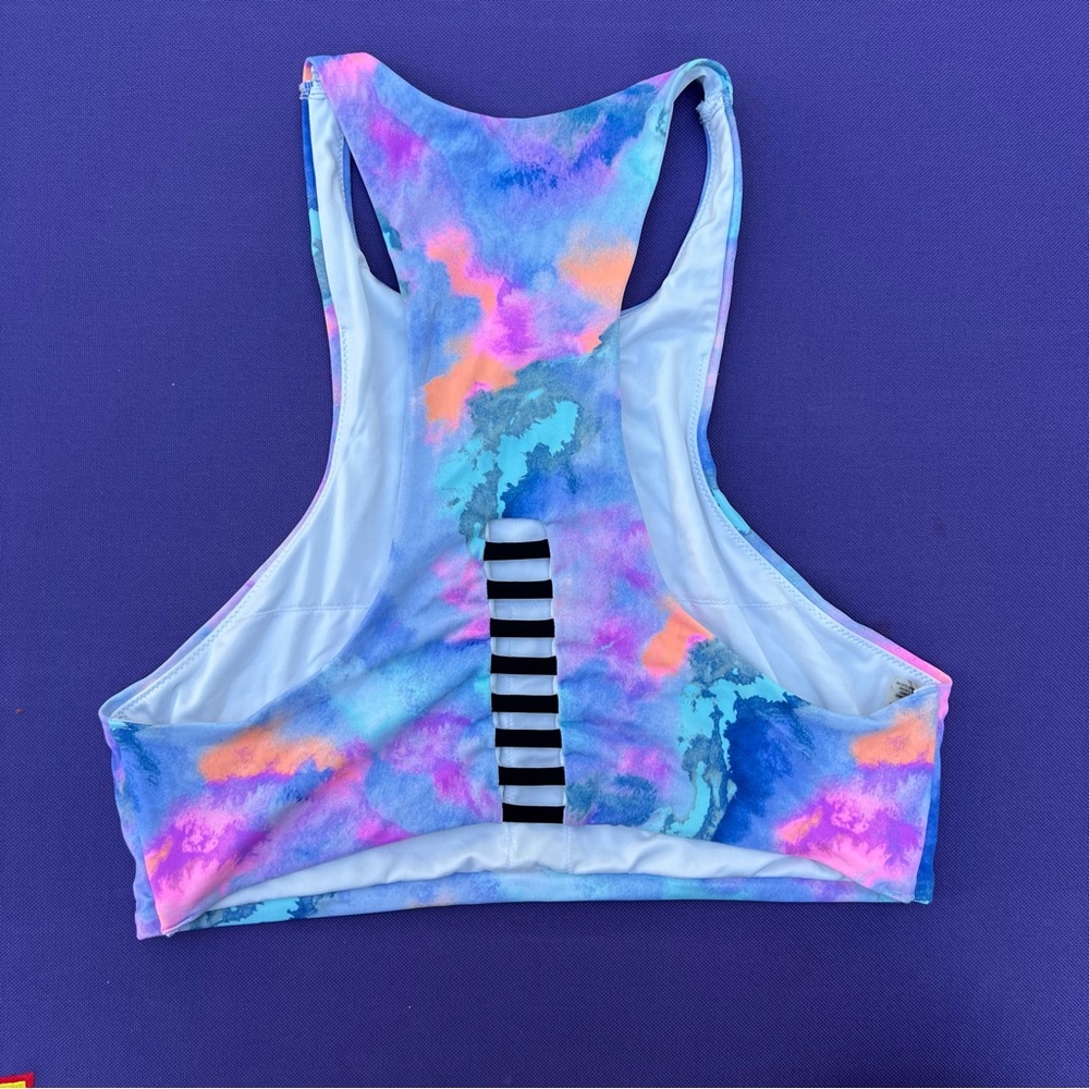 VS PINK Colorful Tie-Dye Sports Bra/Bralette - Picture 3 of 14